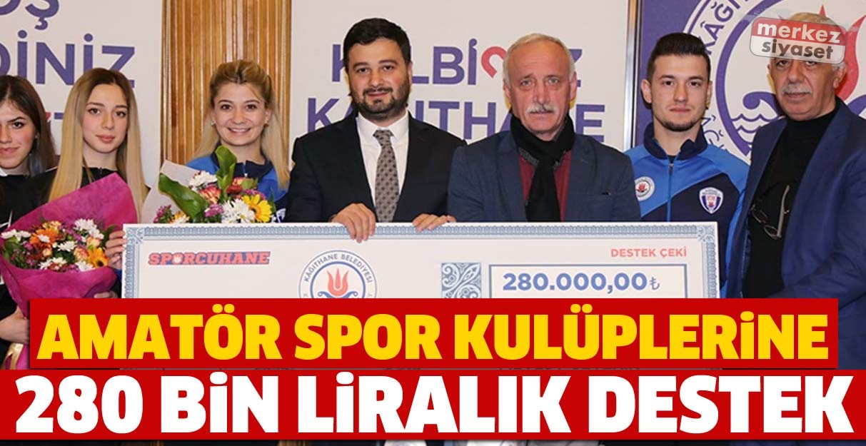 Amatör spor kulüplerine 280 bin liralık destek