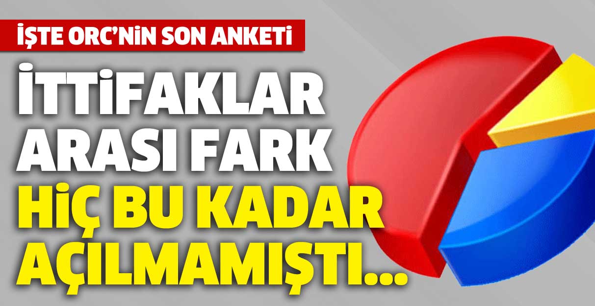 İttifaklar arası fark hiç bu kadar açılmamıştı… İşte ORC’nin son anketi