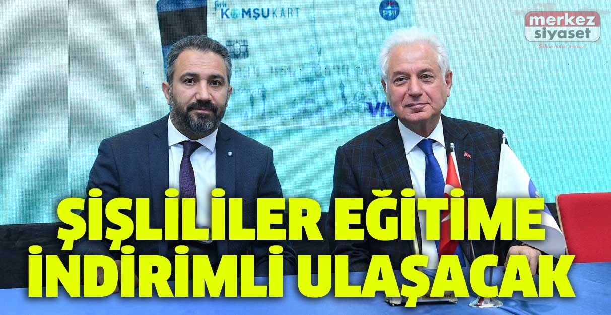 Şişlililer eğitime indirimli ulaşacak