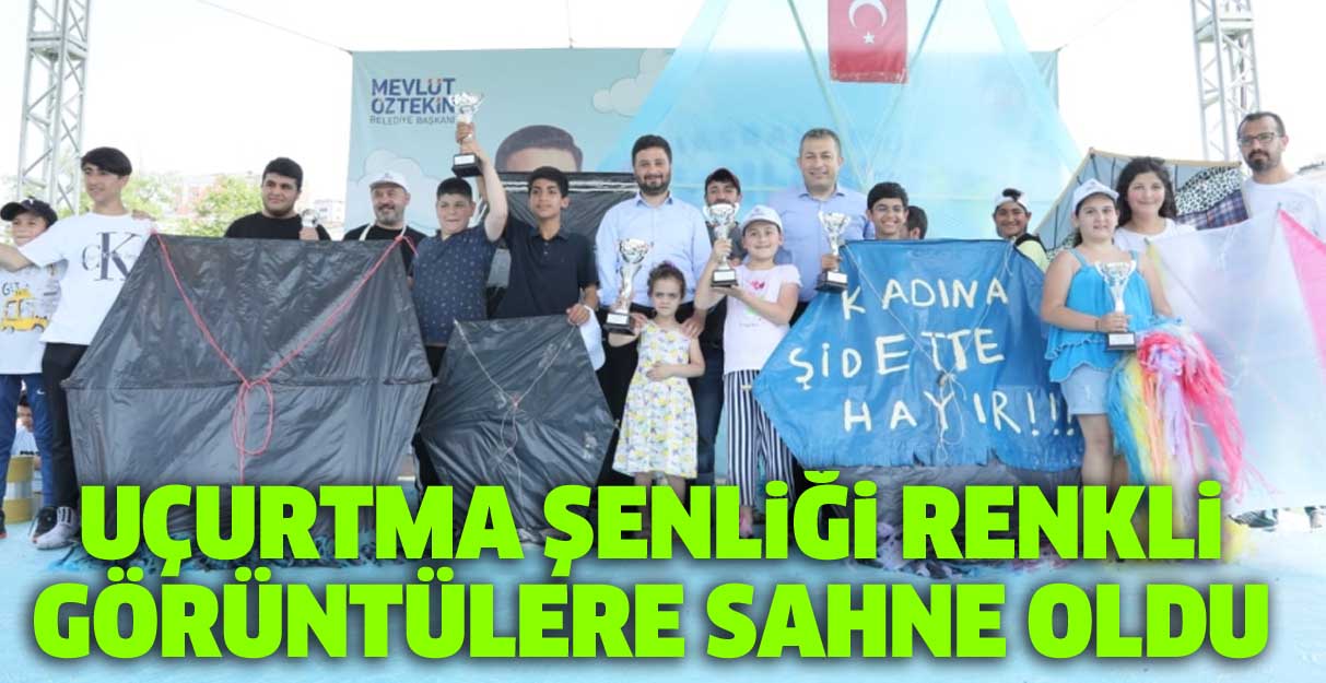 Uçurtma şenliği renkli görüntülere sahne oldu