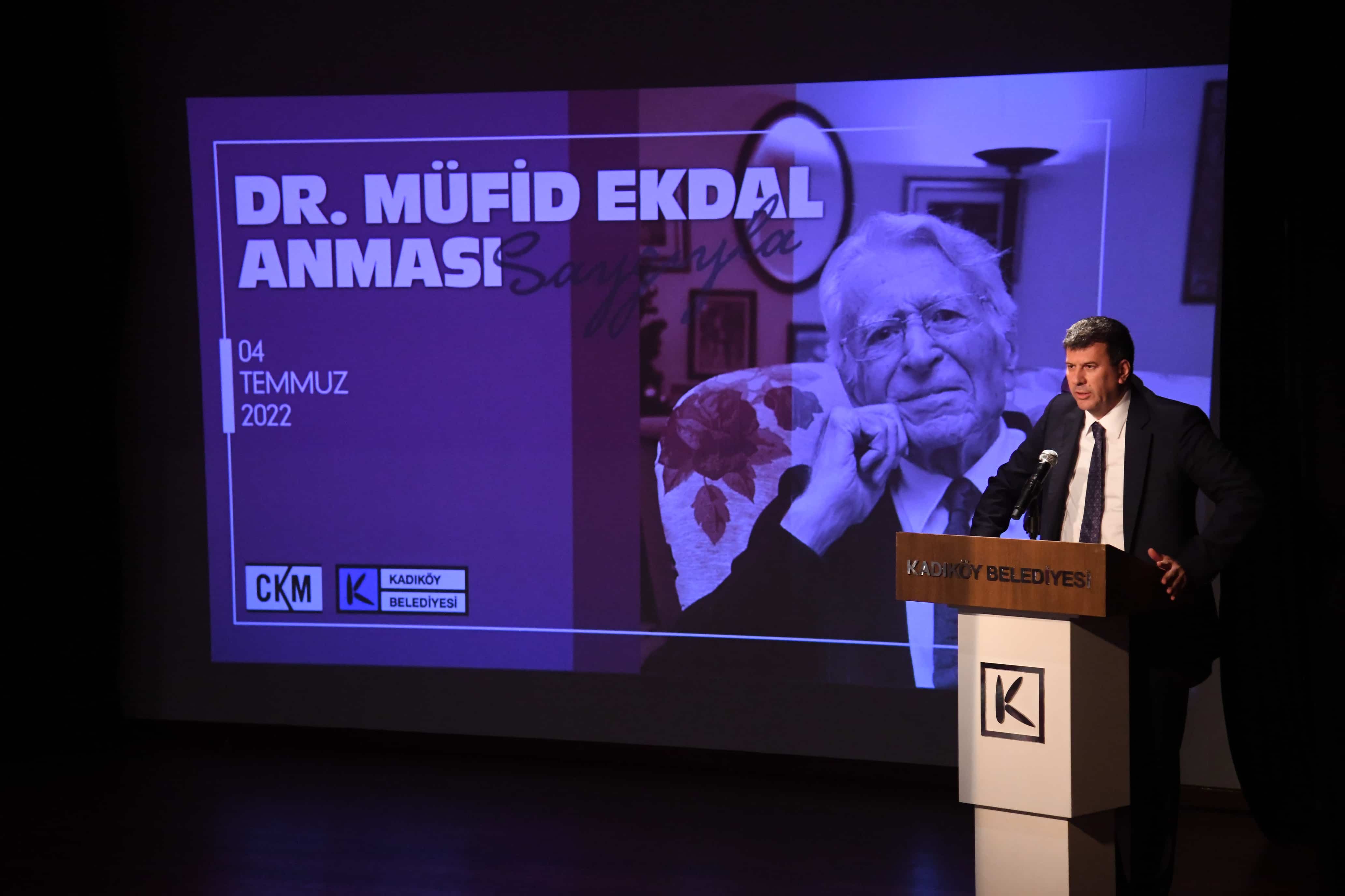 Müfid Ekdal Kadıköy’de anıldı