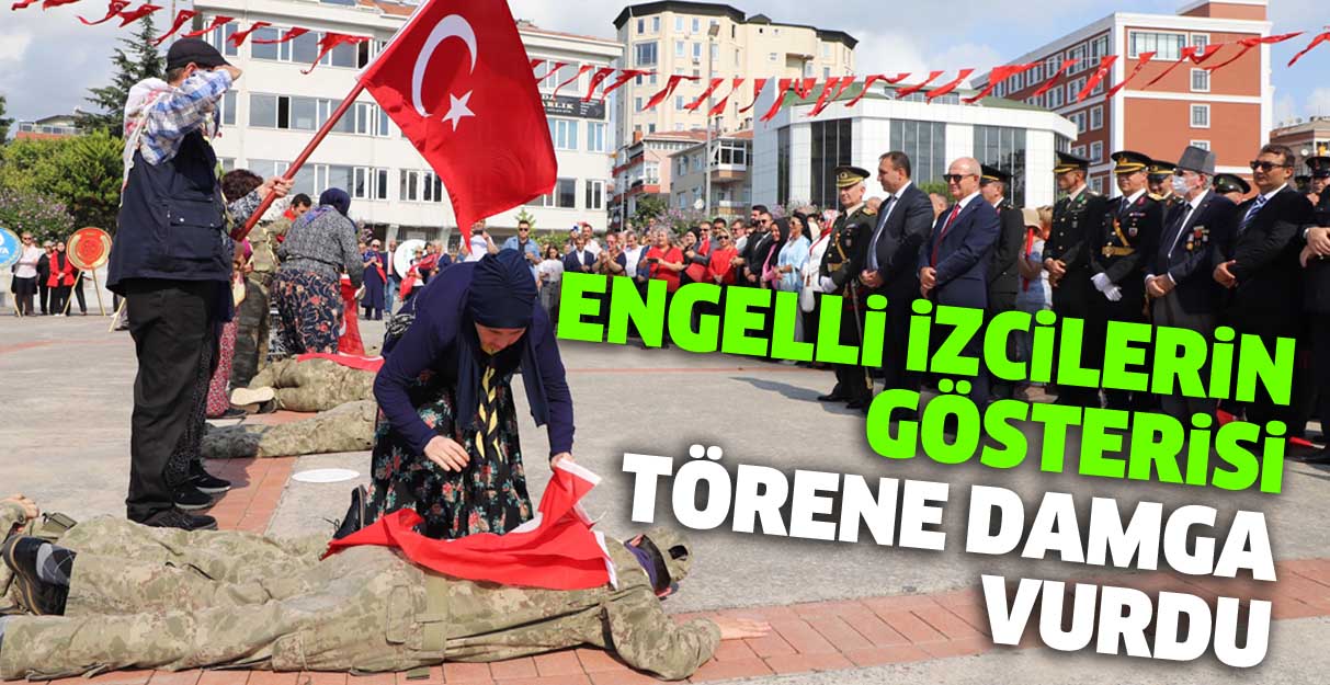 Engelli izcilerin “Atatürk ve Büyük Zafer Oratoryosu” törene damga vurdu