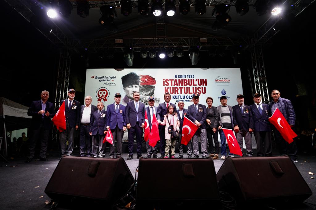 İstanbul’un Kurtuluşu’nun 99’ncu yıldönümünde coşkulu kutlama