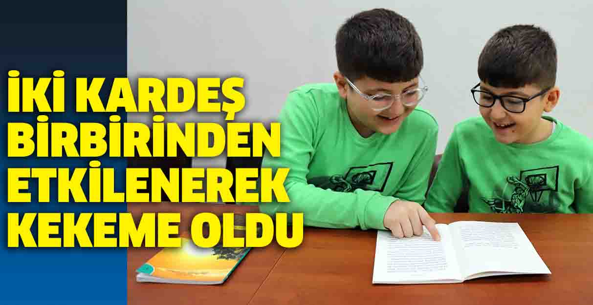 İki kardeş birbirinden etkilenerek kekeme oldu