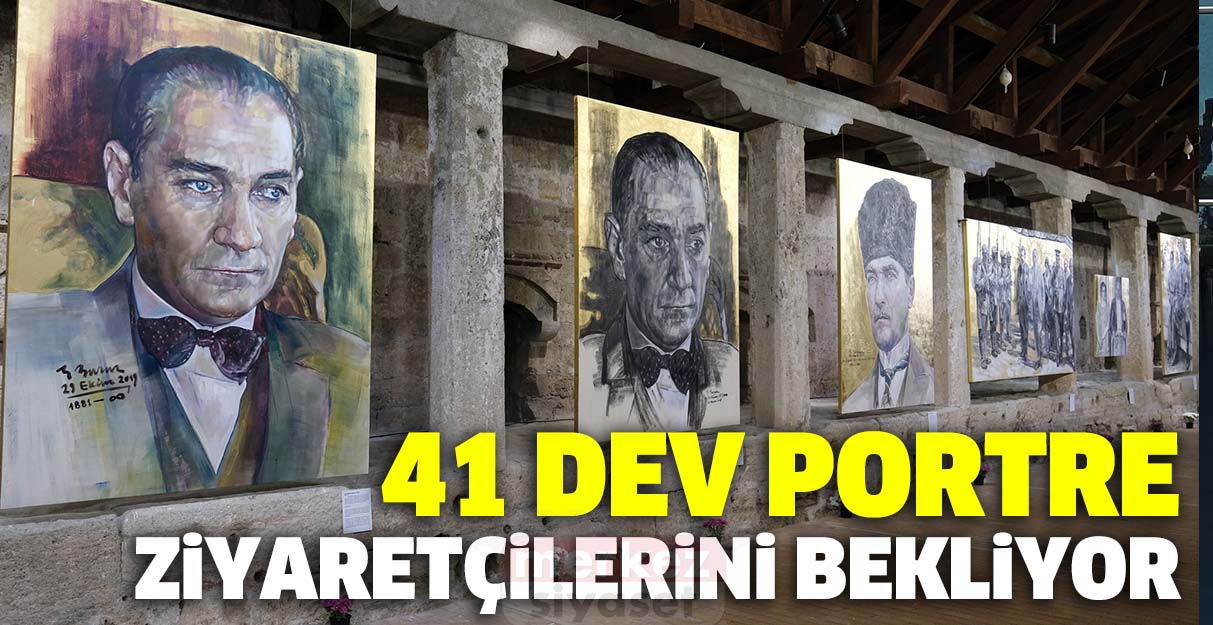 41 dev portre ziyaretçilerini bekliyor