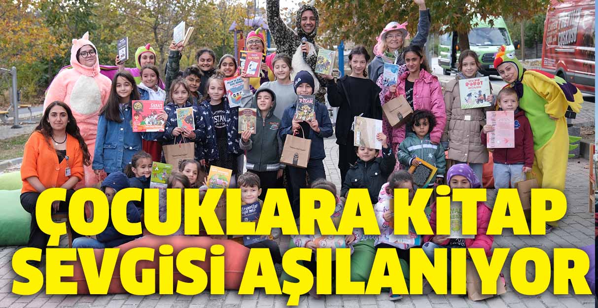 Büyükçekmece’de çocuklara kitap sevgisi aşılanıyor