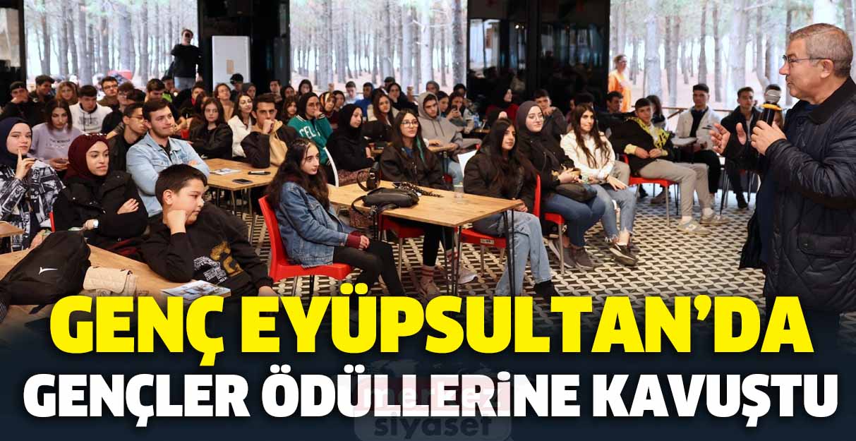 Genç Eyüpsultan’da gençler ödüllerine kavuştu