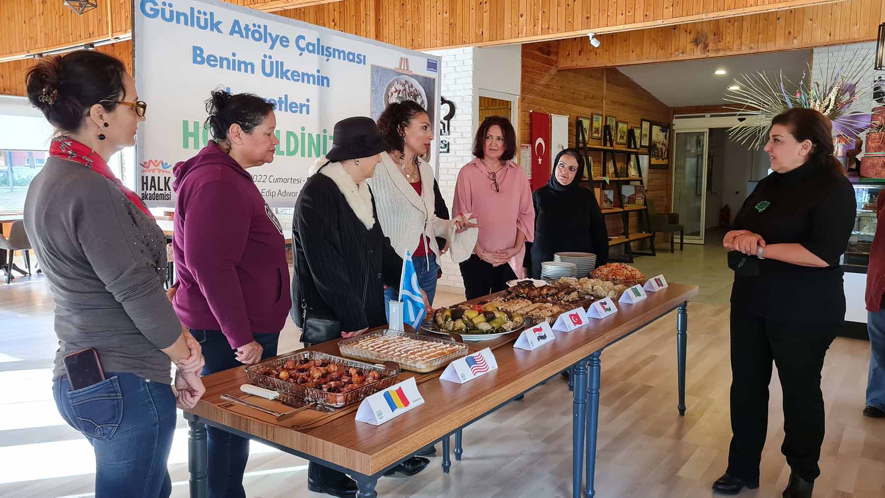 Büyükçekmeceli göçmenler ülkelerinin yöresel lezzetlerini tanıttı