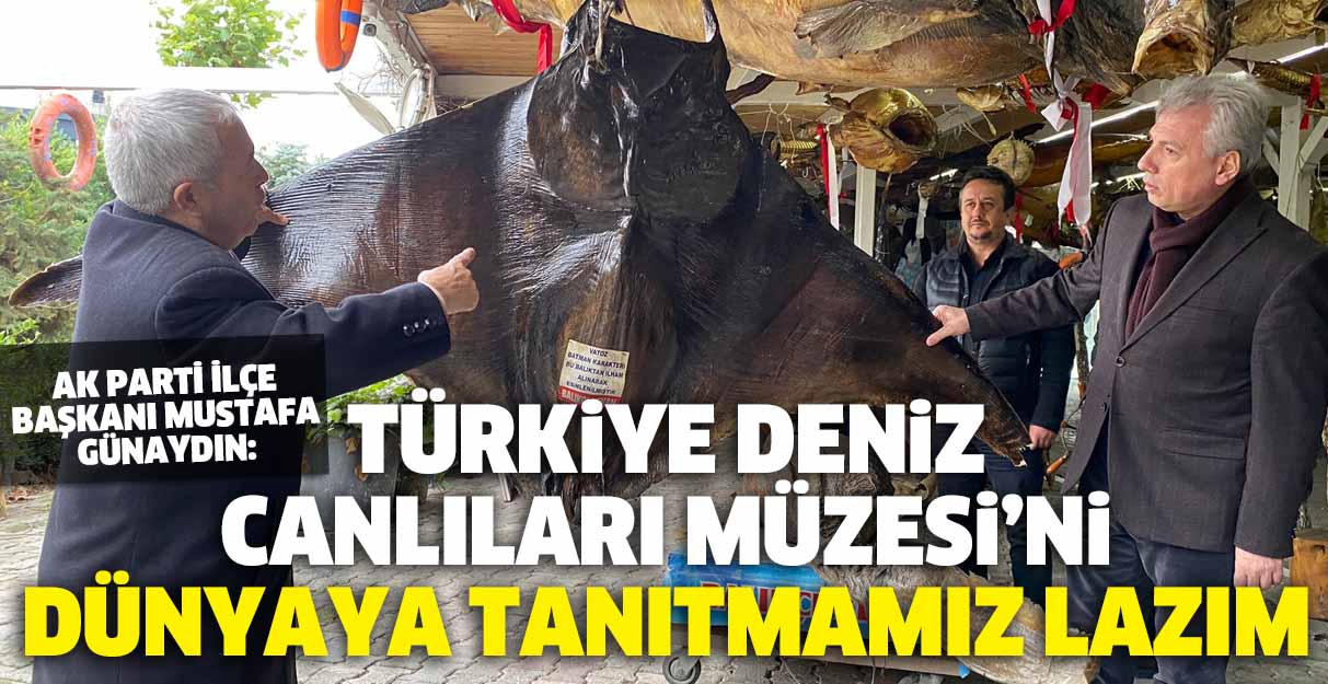 Türkiye Deniz Canlıları Müzesi’ni dünyaya tanıtmamız lazım