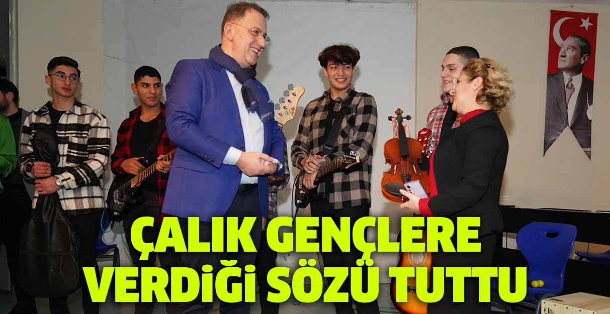 Çalık gençlere verdiği sözü tuttu