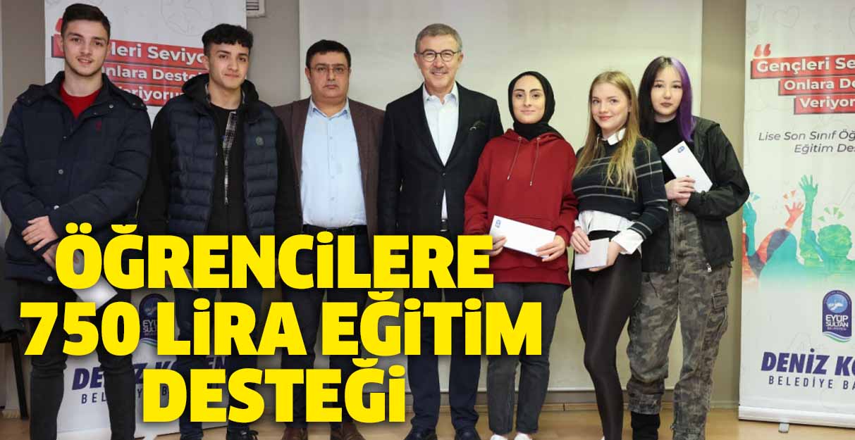 Lise son sınıf öğrencilerine 750 lira eğitim desteği