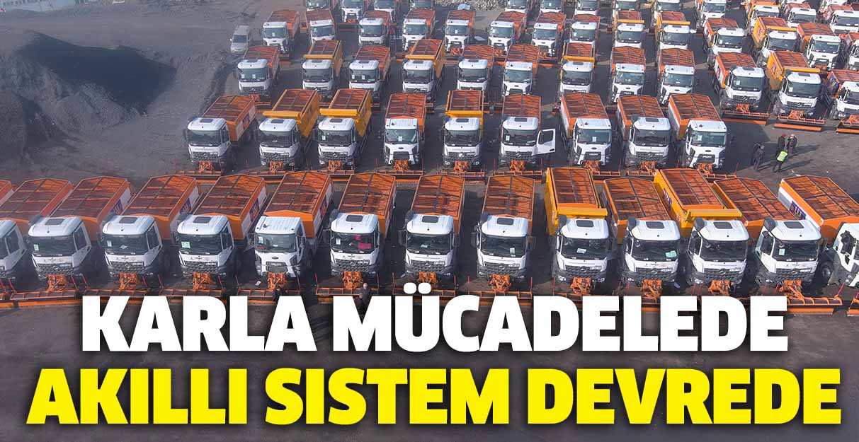 Karla mücadelede akıllı sistem devrede