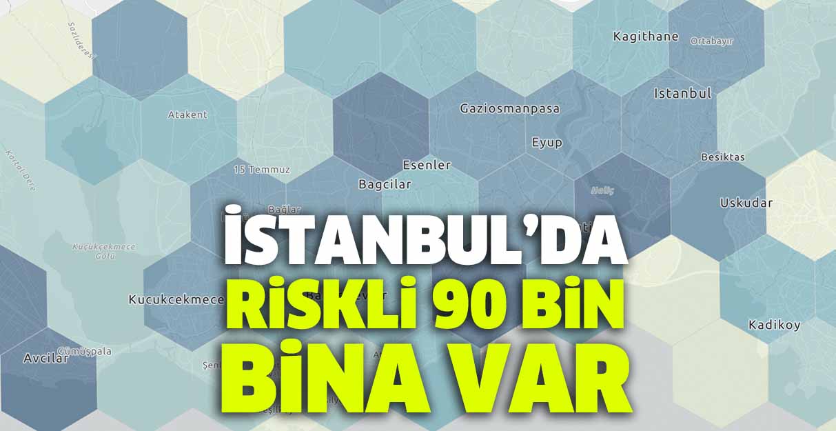 İstanbul’da riskli 90 bin bina var