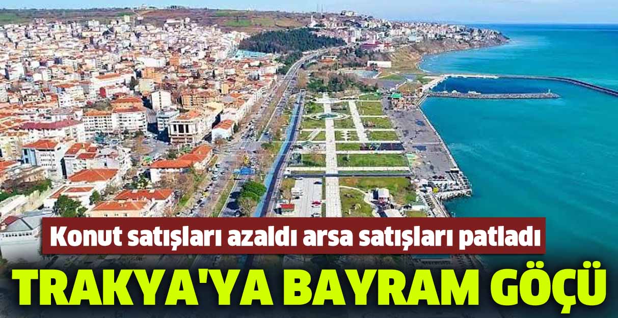 Trakya’ya bayram göçü