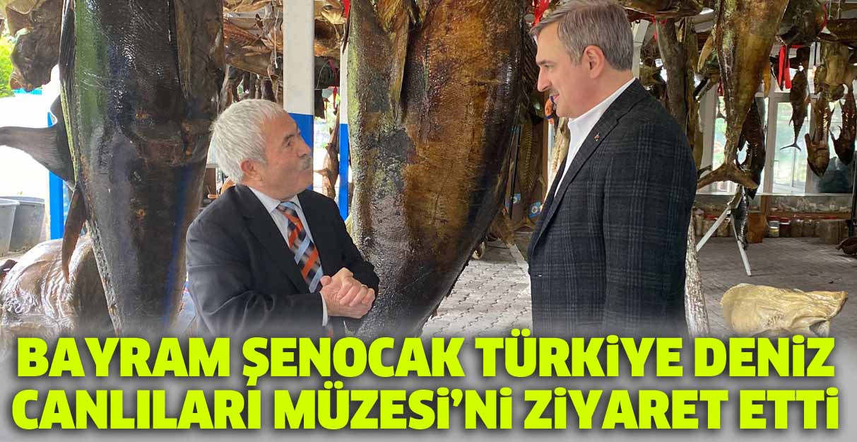 Bayram Şenocak Türkiye Deniz Canlıları Müzesi’ni ziyaret etti