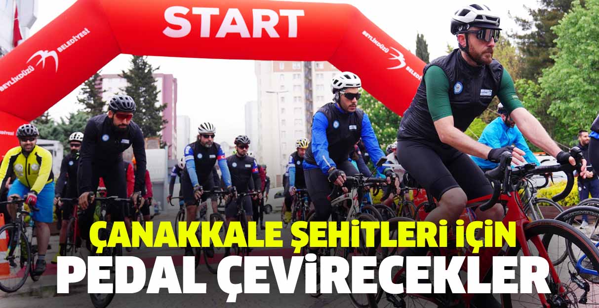 Çanakkale Şehitleri için pedal çevirecekler