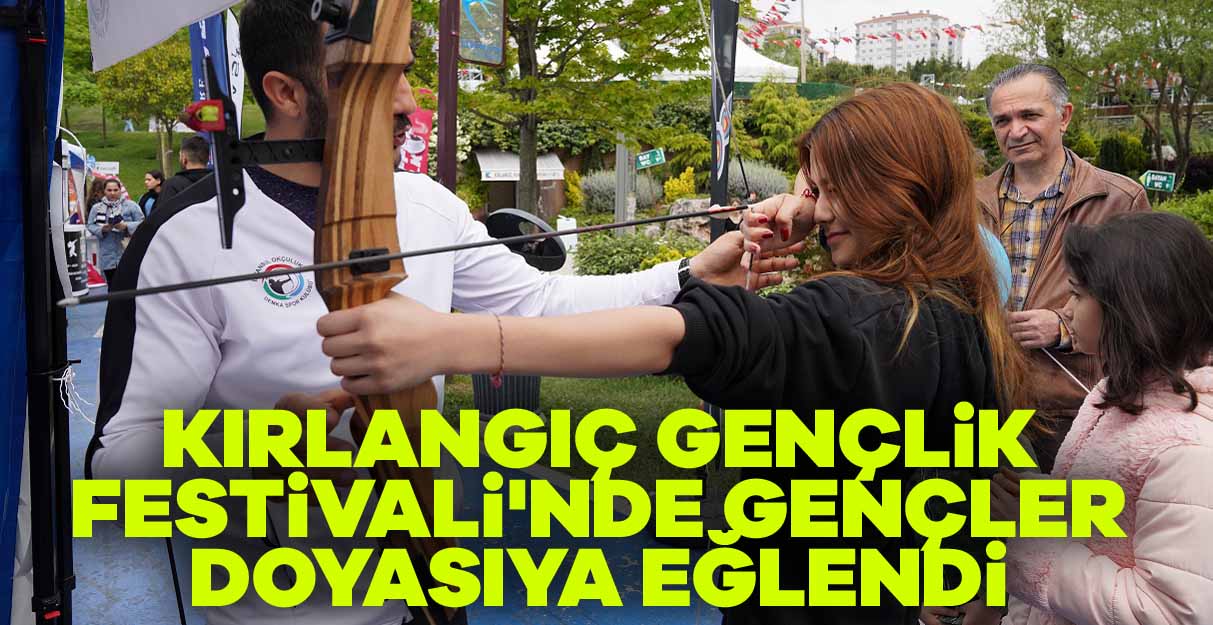 Kırlangıç Gençlik Festivali’nde gençler doyasıya eğlendi