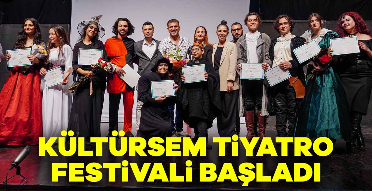 Kültürsem Tiyatro Festivali başladı