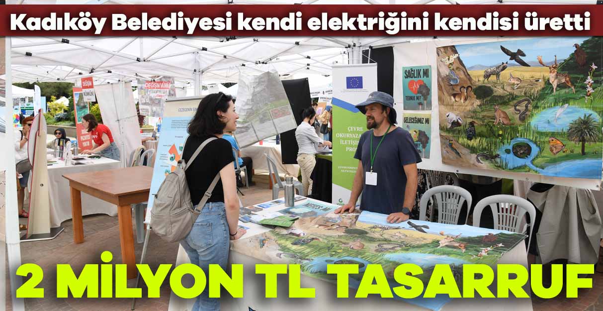 Kadıköy Belediyesi kendi elektriğini kendisi üretti