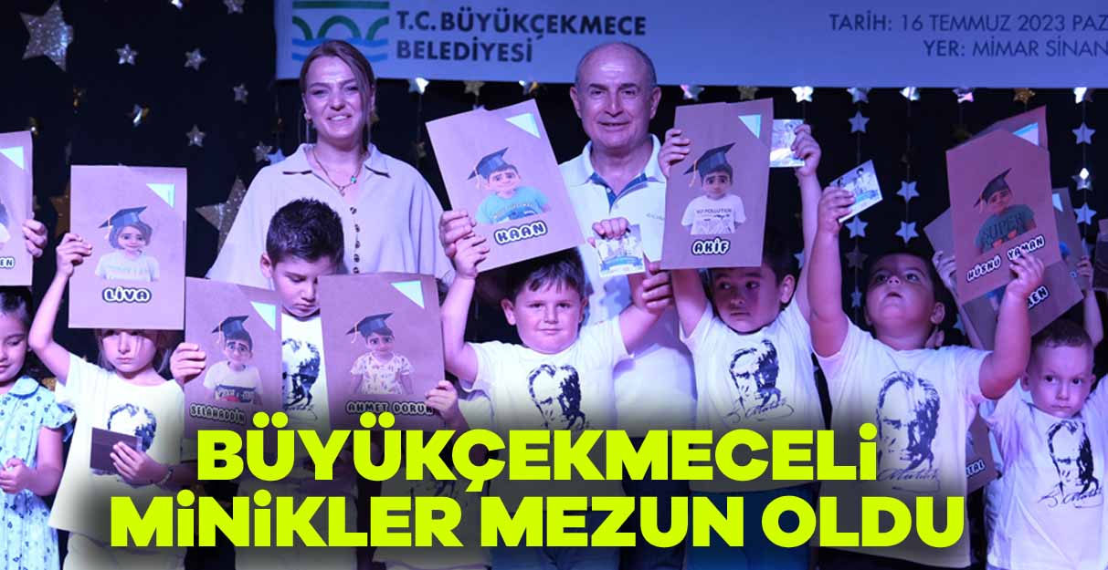 Büyükçekmeceli minikler mezun oldu