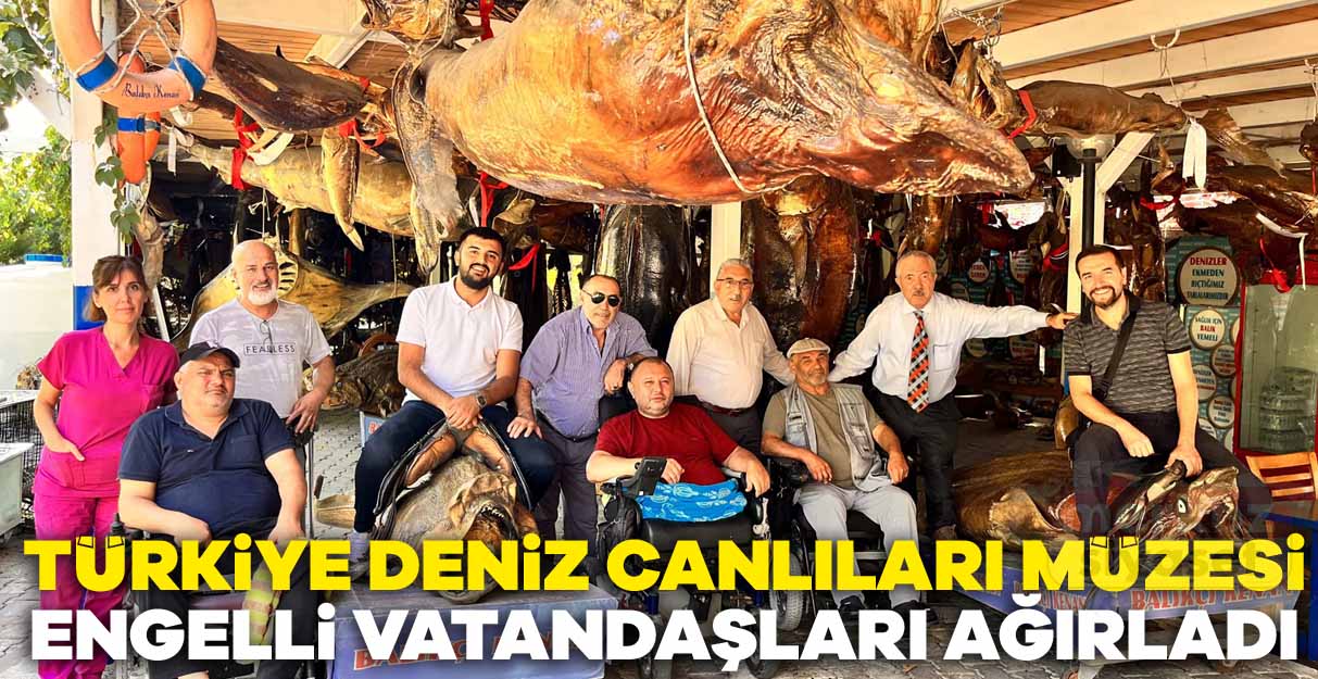 Türkiye Deniz Canlıları Müzesi engelli vatandaşları ağırladı