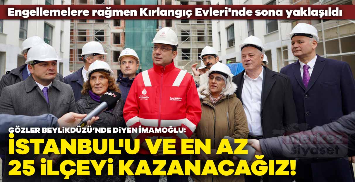 Beylikdüzü Kırlangıç Evleri’nde sona yaklaşıldı