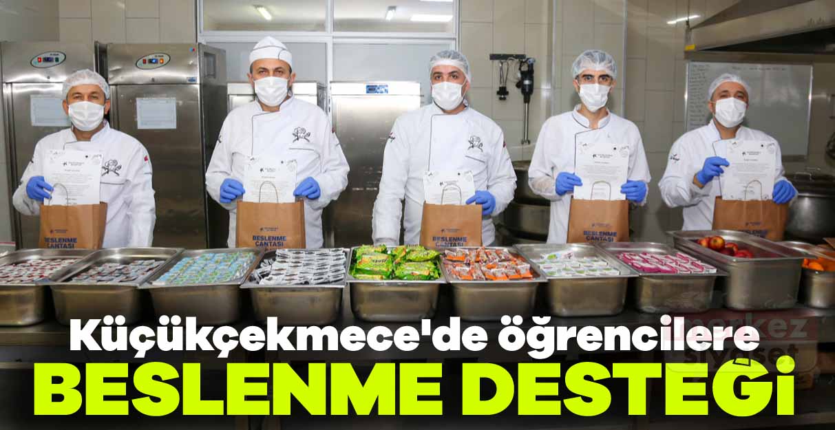 Küçükçekmece’de öğrencilere beslenme desteği