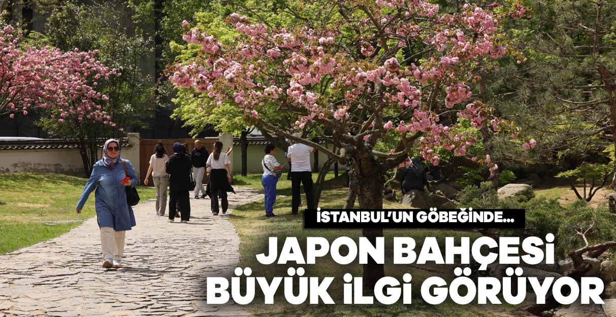 Japon Bahçesi büyük ilgi görüyor