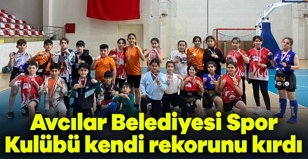 Avcılar Belediyesi Spor Kulübü kendi rekorunu kırdı