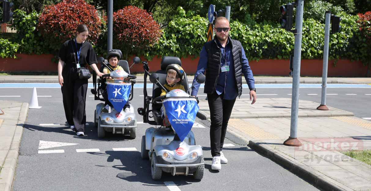 Özel çocuklara trafik eğitimi verildi