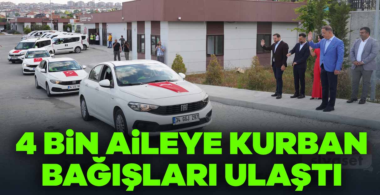 Beylikdüzü’nde 4 bin aileye kurban bağışları ulaştı