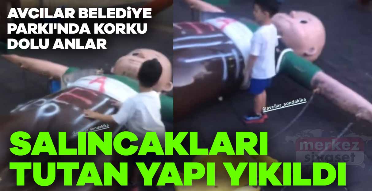 Avcılar Belediye Parkı’nda korku dolu anlar