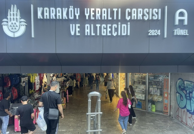 Karaköy yeraltı çarşısı yenileniyor