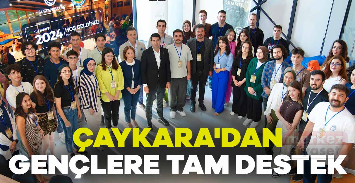 Çaykara’dan gençlere tam destek