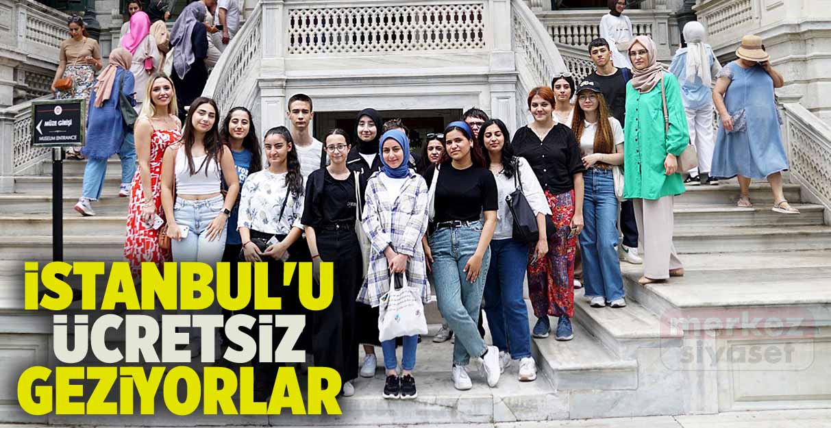 İstanbul’u ücretsiz geziyorlar