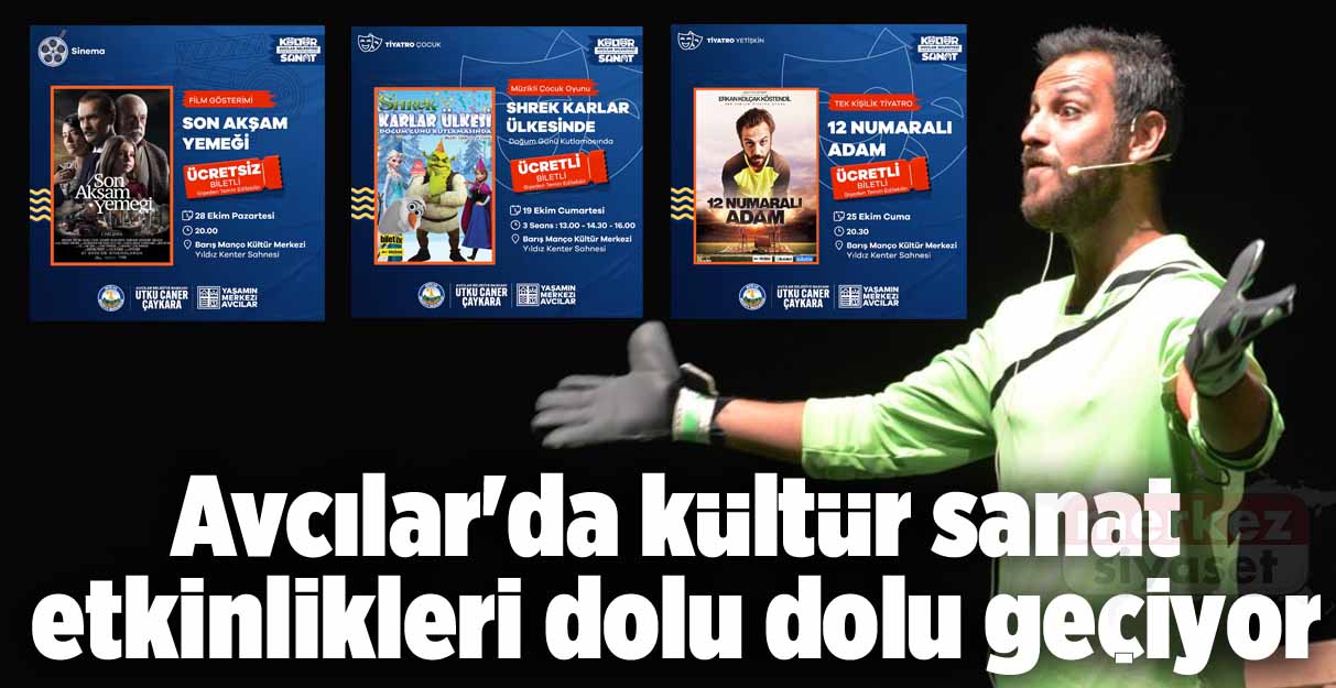 Avcılar’da kültür sanat etkinlikleri dolu dolu geçiyor