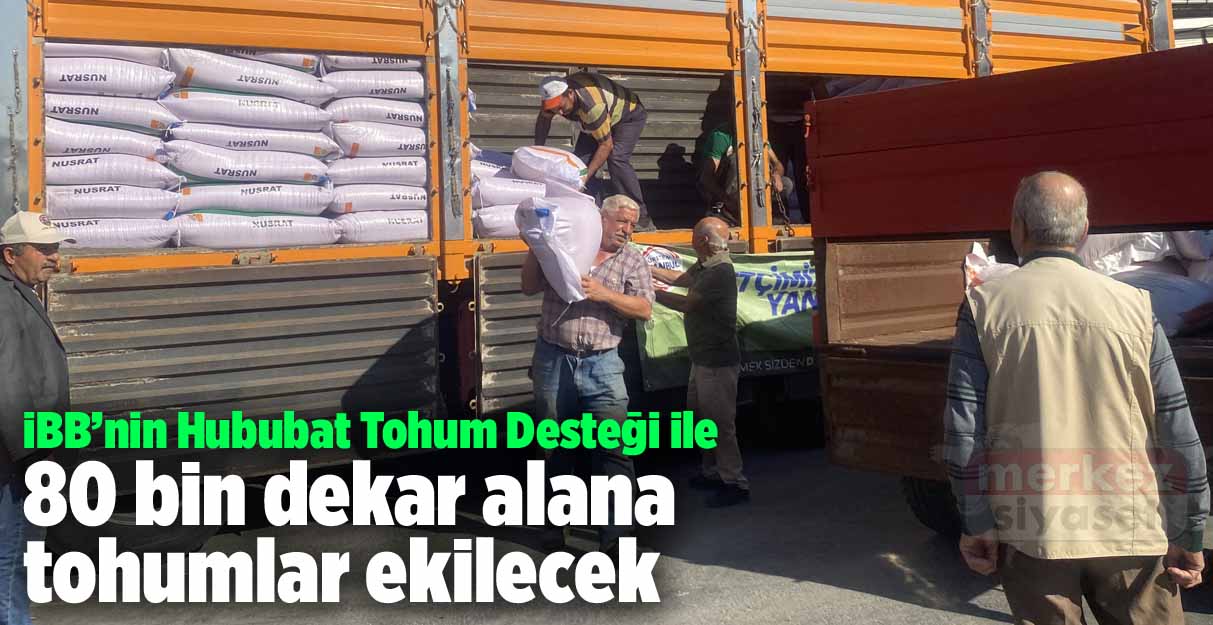 Hububat Tohum Desteği ile 80 bin dekar alana tohumlar ekilecek