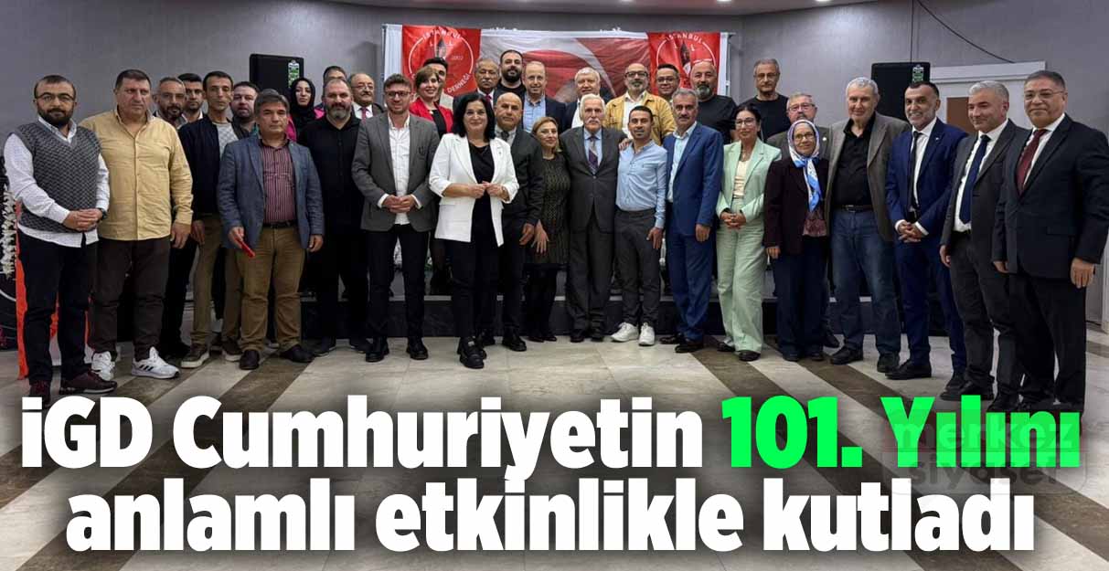 İGD Cumhuriyetin 101. Yılını anlamlı etkinlikle kutladı