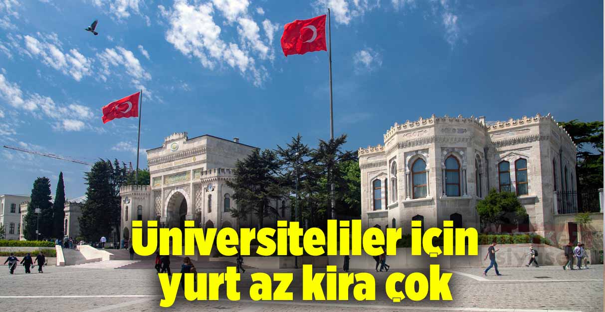 Üniversiteliler için yurt az kira çok