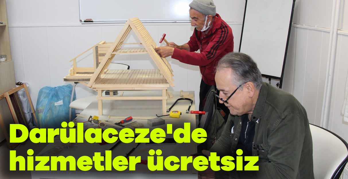 Darülaceze’de hizmetler ücretsiz