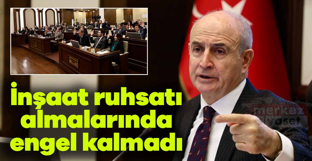 İnşaat ruhsatı almalarında engel kalmadı