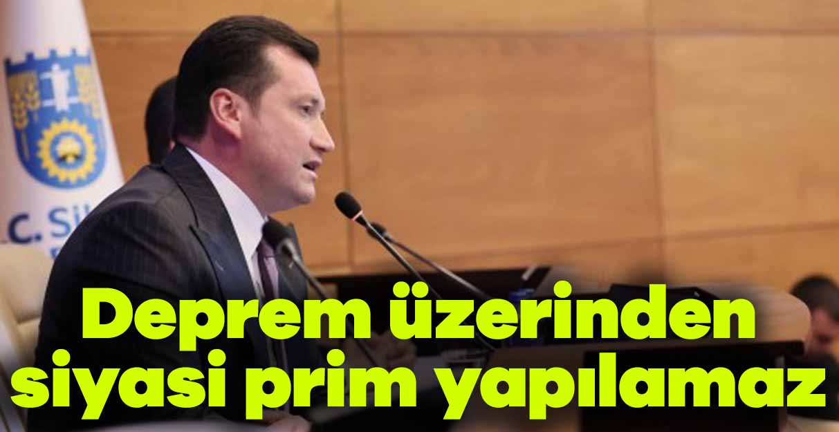 Balcıoğlu: Deprem üzerinden siyasi prim yapılamaz