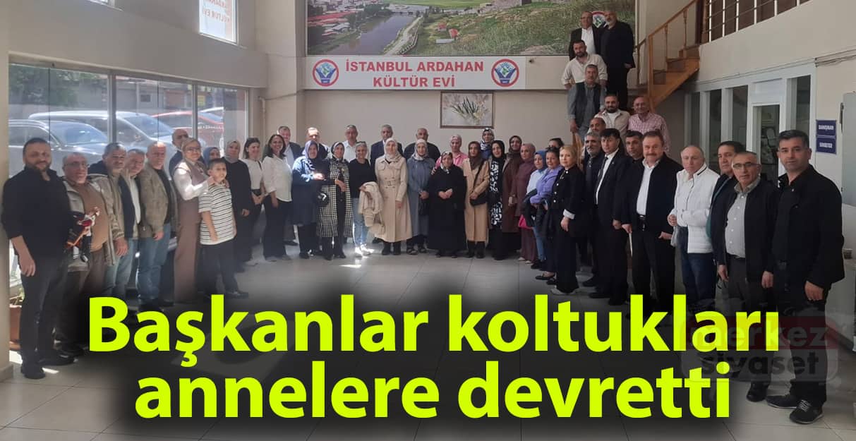 Başkanlar koltukları annelere devretti