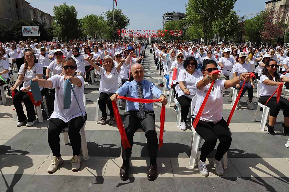  Dünya Pilates Günü renkli görüntülere sahne oldu