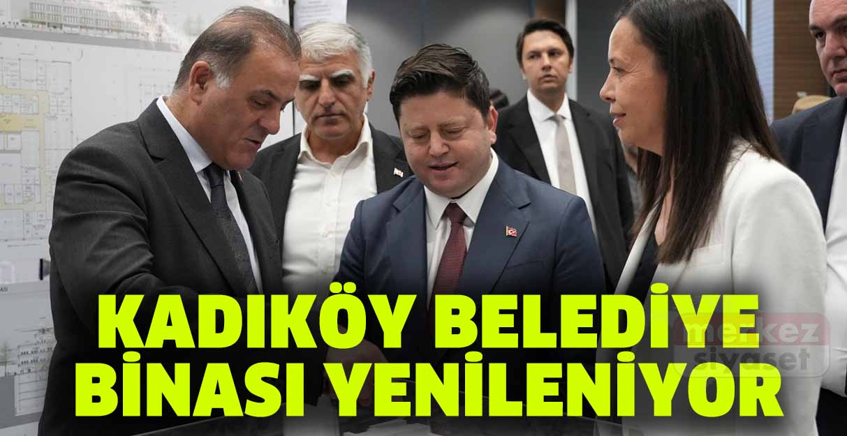 Kadıköy belediye binası yenileniyor