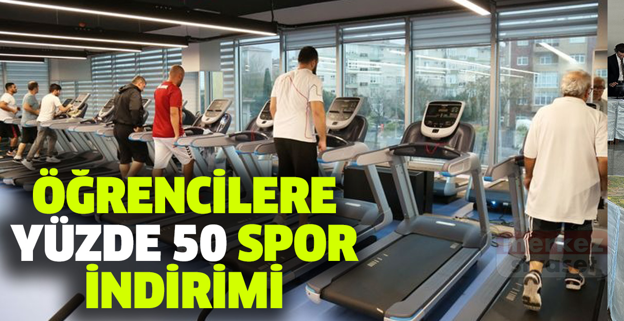 Öğrencilere yüzde 50 spor indirimi