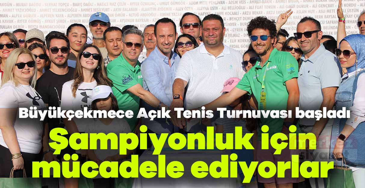 424 sporcu, dört farklı kortta kıyasıya rekabet edecek