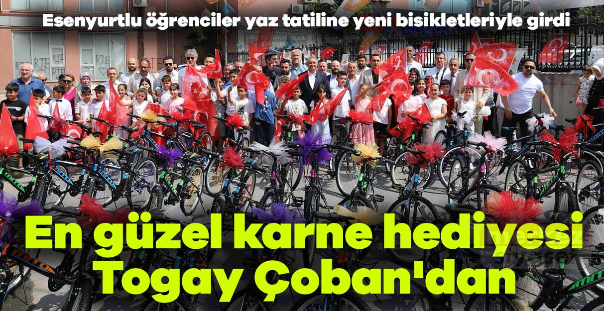 En güzel karne hediyesi Togay Çoban’dan