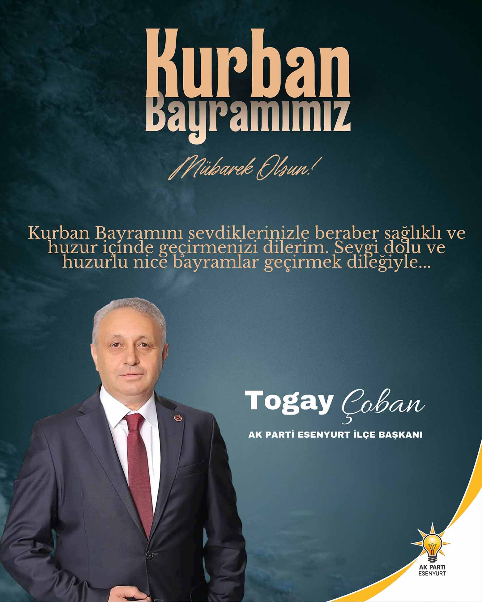 Togay Çoban’dan kurban bayramı mesajı