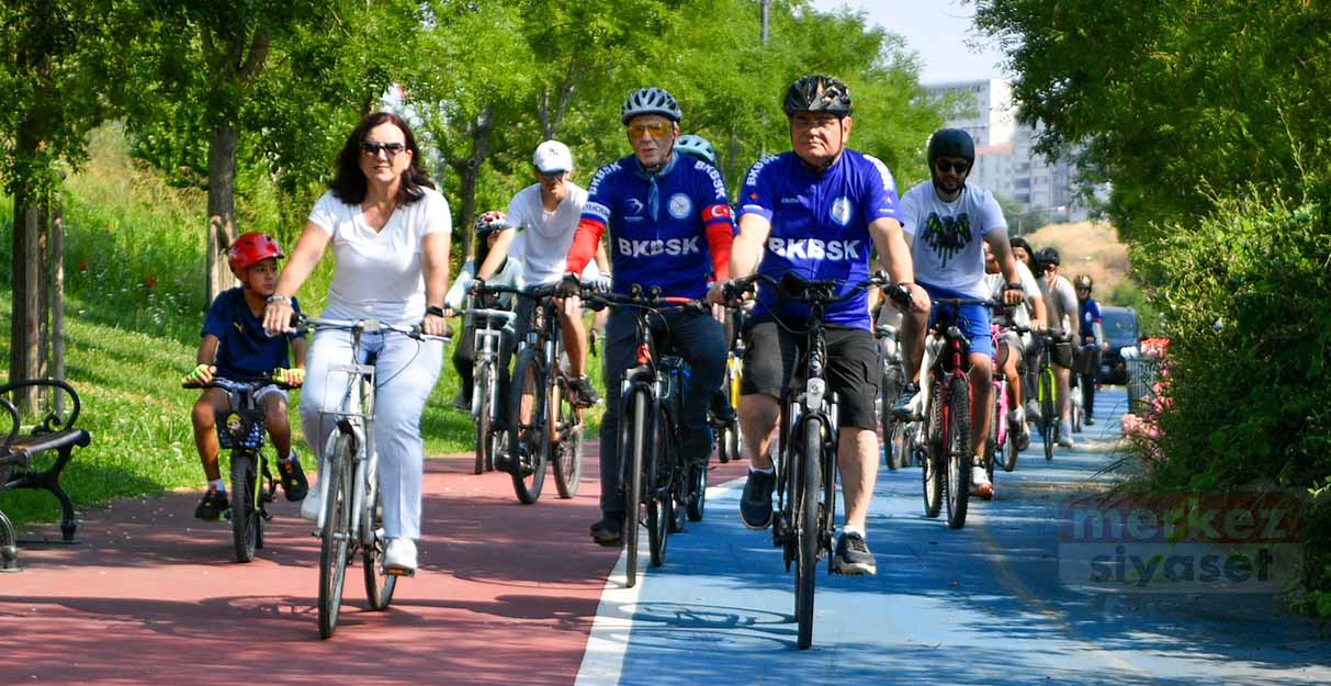 Pedallar sağlıklı yaşam için döndü